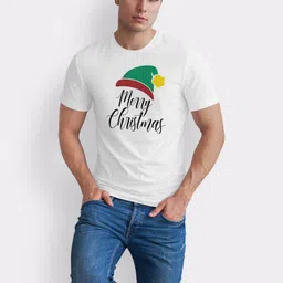 Seekbuylove Men Typography Printed Bio Finish T-shirt image 2