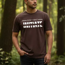 Moda Rapido Men Typography Printed Round Neck T-shirt-picture-25