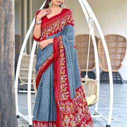 Pandadi Saree Batik Designer Block Print Sarees-picture-11