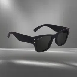 LIZA ANGEL Unisex Black Lens & Black Wayfarer Sunglasses with-image-16