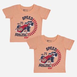 Bodycare Kids Boys Pack Of 2 Graphic Printed Round Neck T-shirts-picture-32