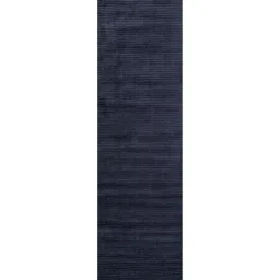jaipur rugs Grey Solid Wool and Viscose 2'6 ft X 8 ft Hand Woven Runner image 3