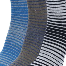Force NXT Pack Of 3 Striped Calf-Length Socks image 2