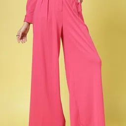 Chemistry Women Relaxed Pleated Trousers-image-44