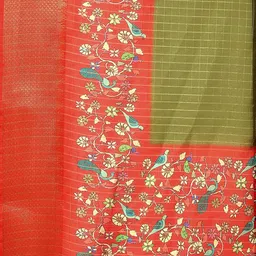 J 6 DESIGNER Ethnic Motifs Woven Design Saree image 3