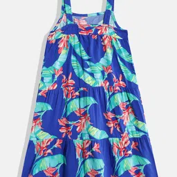 THE CHILDREN'S PLACE Floral Print A-Line Dress image 4