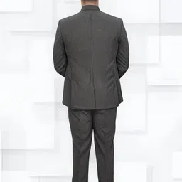 RISANI Mandarin Collar Single Breasted Two-Piece Suits image 5