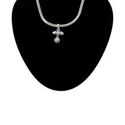 Surat Diamond Jewellery Real Diamond & Sterling Silver Pendant image 3
