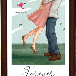The Zappy Box Camel Brown 1 Pieces Wood Wall Photo Frames-picture-30