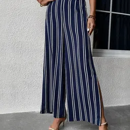 StyleCast Women Striped Regular Fit High-Rise Trousers-image-19