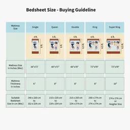 home expressions Beige 210 TC Queen Bedsheet with 2 Pillow Covers image 3