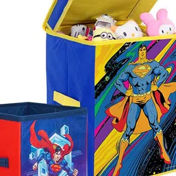 prettykrafts Blue & Yellow 2 Pieces Reusable Multi-Utility Organisers image 2