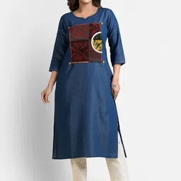 Crazy Needle Ethnic Motifs Printed Kurti-image-34