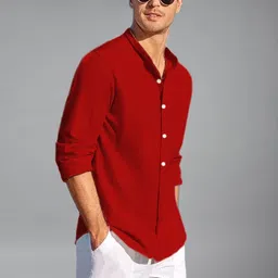 univibe Smart Slim Fit Casual Shirt image 3