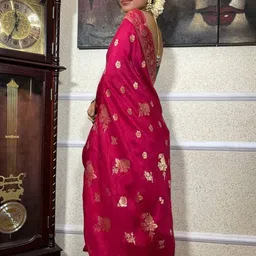 KALINI Ethnic Motifs Woven Design Saree image 4