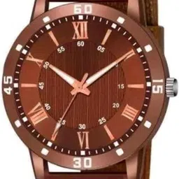 Miss Perfect Men Round Dial & Textured Straps Analogue Watch ACC94 image 2