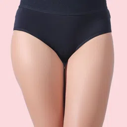 DressBerry High Rise Hipster Briefs T-TUCK-BLK image 1