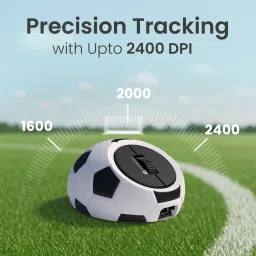 portronics ToadPlay Football Rechargeable Bluetooth Mouse image 2