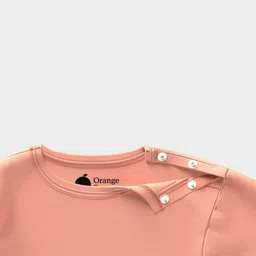 Orange Sugar Infants Pack Of 3 Cotton Half Sleeves Bodysuits image 4