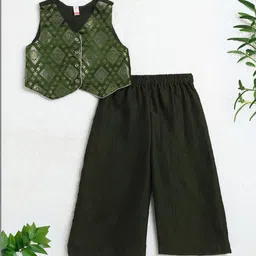 The Magic Wand Girls Ethnic Motifs Kurti with Palazzos-picture-43