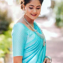 YAMUNE Woven Design Zari Art Silk Handloom Banarasi Saree image 2