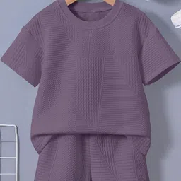 ALANTA Kids-Unisex Purple Clothing Set-picture-32