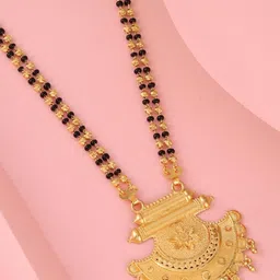 Bhagya Lakshmi Gold-Plated Artificial Beads Mangalsutra-picture-15