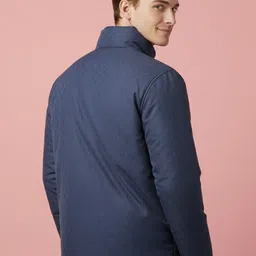 Mast & Harbour Men Long Sleeves Bomber with Embroidered Jacket image 3