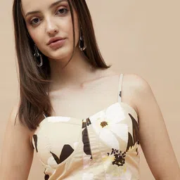 Ginger by Lifestyle Women Shoulder Straps Floral Print Cotton Top-picture-25