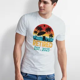 Seekbuylove Men Typography Printed Bio Finish T-shirt image 2