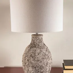 AARVI DECOR STUDIO Black Printed Aluminium Industrial Spherical Table Lamp with Adjustable Cord-image-80