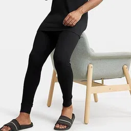 NEVA Ribbed Mid-Rise Thermal Bottoms image 3