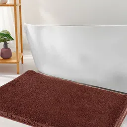 RJVT Brown Microfibre 1400 GSM Bath Rugs-image-34
