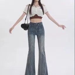 StyleCast Women Slim Fit Mid-Rise Low Distress Jeans-picture-13