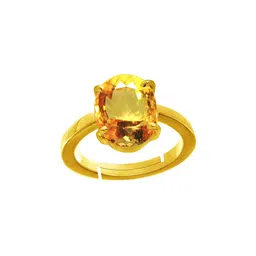 RRVGEM 5 KT Citrine Unheated Untreated Oval Finger Ring-picture-25