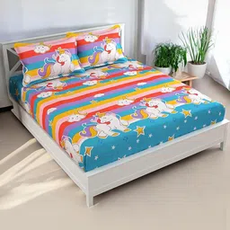 WELLNEST Microfiber Fitted King Bedsheets image 3