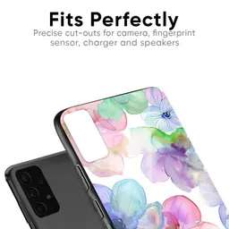 QRIOH Floral Printed Samsung Galaxy A70 Back Case Mobile Accessories image 2