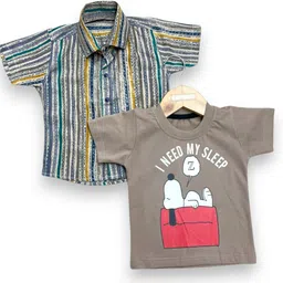 BAESD Boys Relaxed Multi Stripes Opaque Striped Party Shirt-picture-15