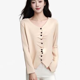 StyleCast Women V-Neck Cardigan Sweaters-picture-23