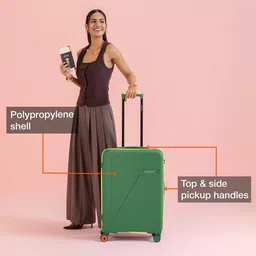 Nasher Miles Set Of 2 Textured Hard-Sided Trolley Bags image 5