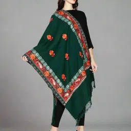 SWI Stylish Women Aari Embroidered Shawl image 4