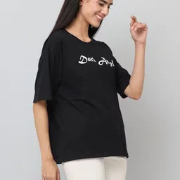 YOZZ BY Women Typography Printed 1 T-shirt image 2