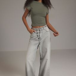 Trendyol Women Cotton Round Neck Styled Back Top-picture-2