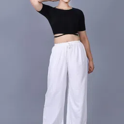 ADITIENTERPTISE Women Flared Trousers image 2