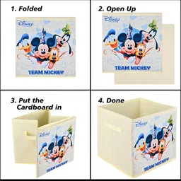 YK Navy Blue Set of 4 Regular Multi-Utility Organisers image 4