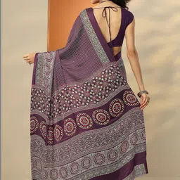 Libas Ethnic Motifs Satin Saree image 2