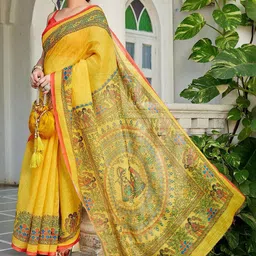 priyashi Ethnic Motifs Silk Blend Saree image 4