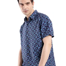 WROGN Men Custom Opaque Printed Casual Shirt image 3