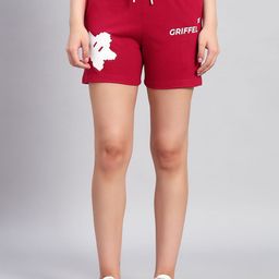 GRIFFEL Women Loose Fit High-Rise Sports Shorts-picture-6