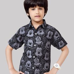 BAESD Boys Comfort Opaque Printed Casual Shirt-picture-1